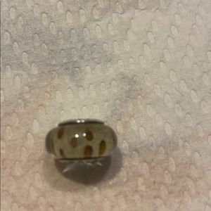 Leopard print Pandora charm barely used